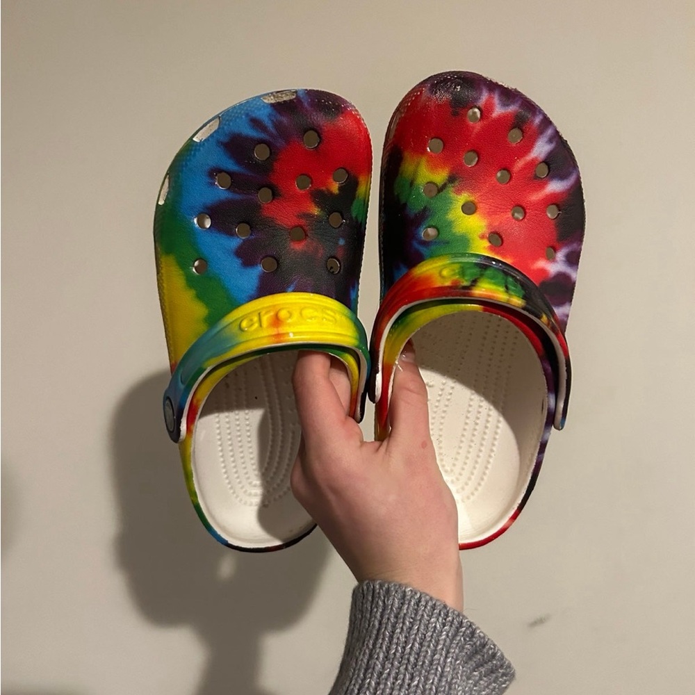 Rainbow Crocs